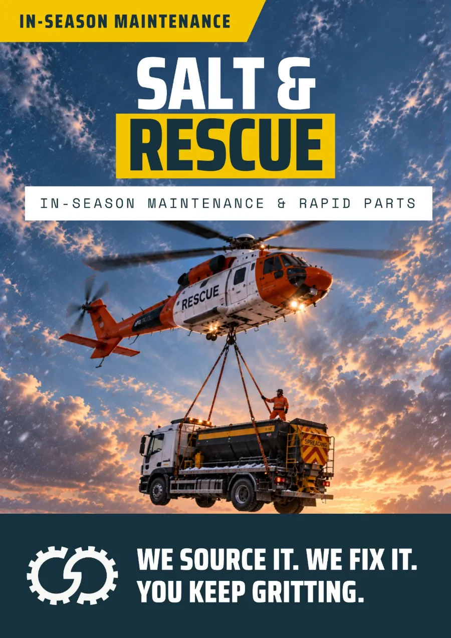 The Grit Garage “Salt & Rescue” in-season maintenance and rapid parts campaign