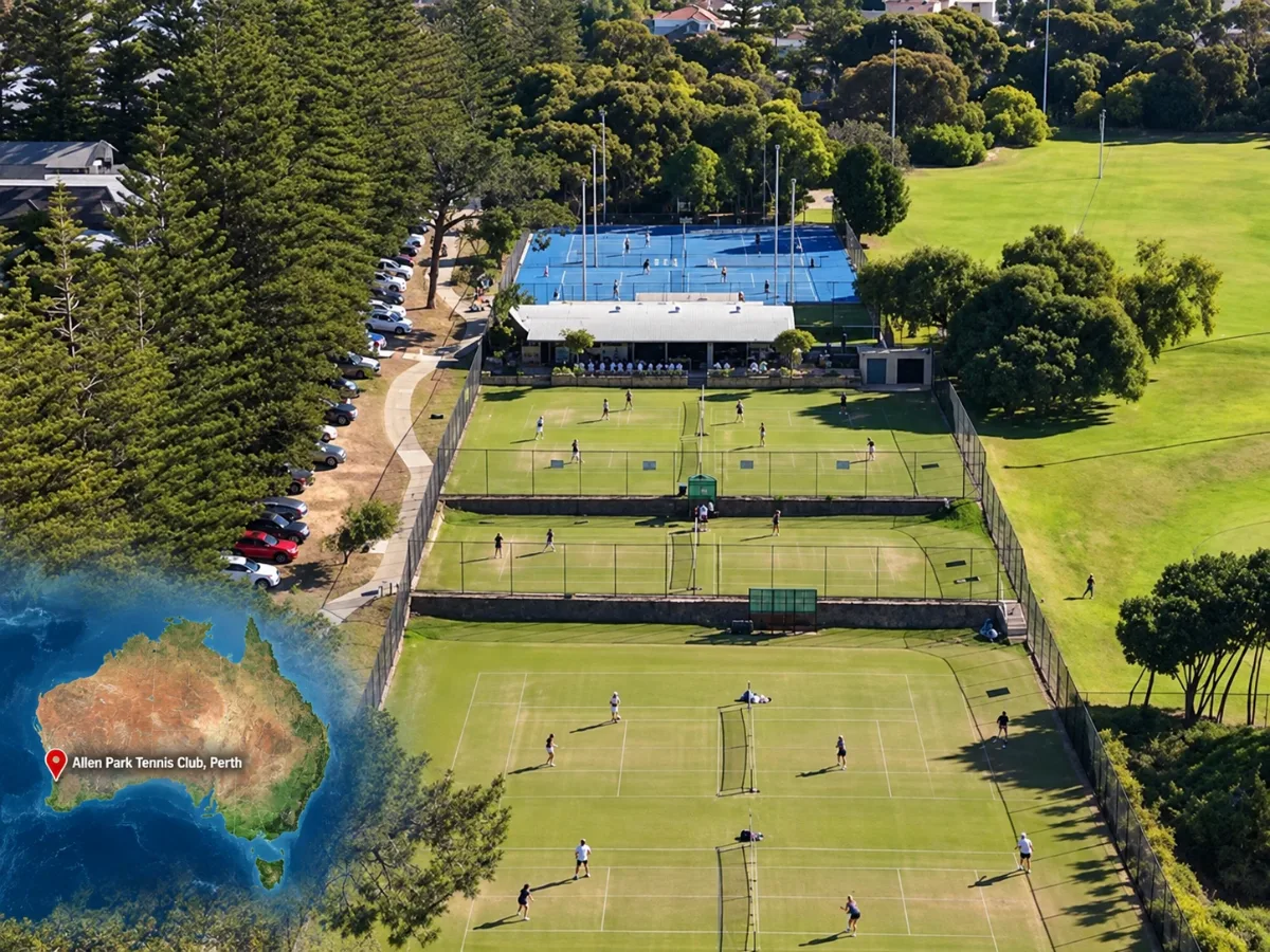 Allen Park Tennis Club, Perth — grass courts
